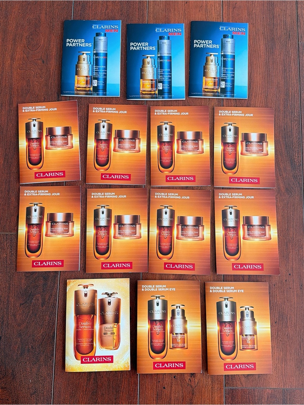 Clarins Double Serum & Cream Sample Cards